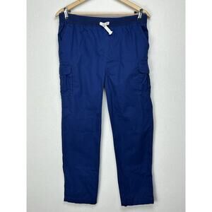Lands End Pull On Big Boy’s Deck Pants Size 18H-20H XLarge Cargo Pockets